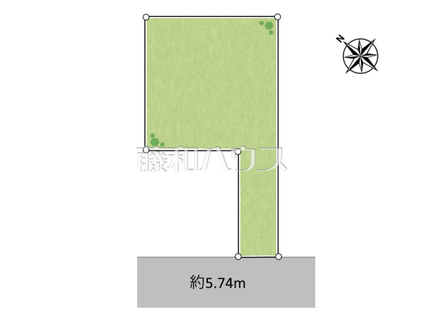 区画図　【練馬区東大泉４丁目】