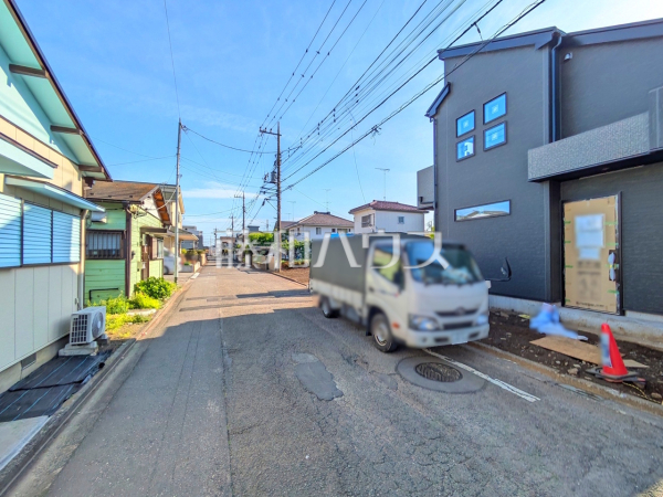 接道状況および現場風景　【昭島市上川原町３丁目】