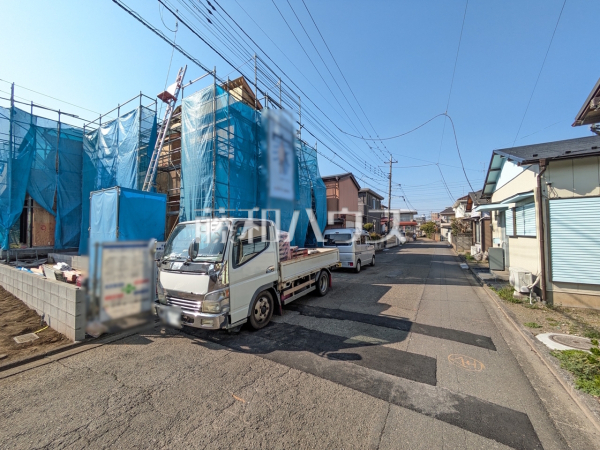 接道状況および現場風景　【昭島市上川原町３丁目】