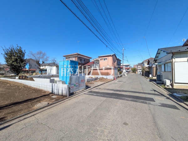 接道状況および現場風景　【昭島市上川原町３丁目】