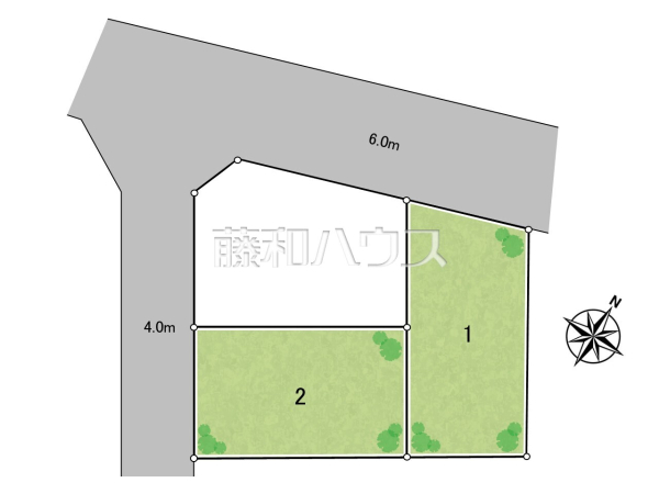 全体区画図　【日野市多摩平３丁目】