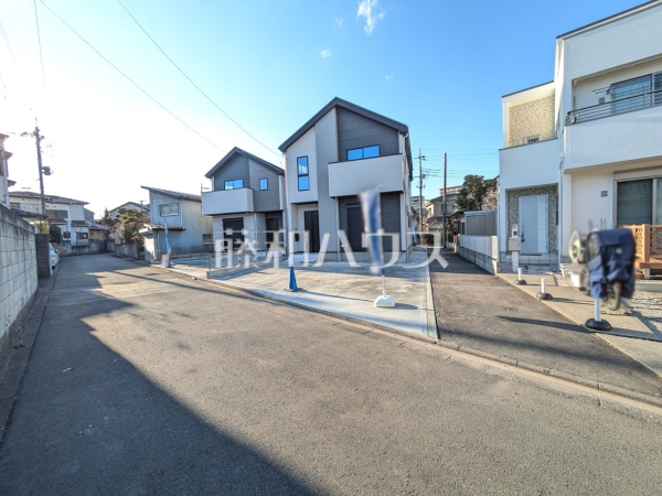 接道状況および現場風景　【八王子市長房町】