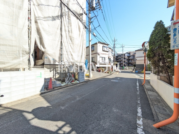 接道状況および現場風景　【和光市南１丁目】