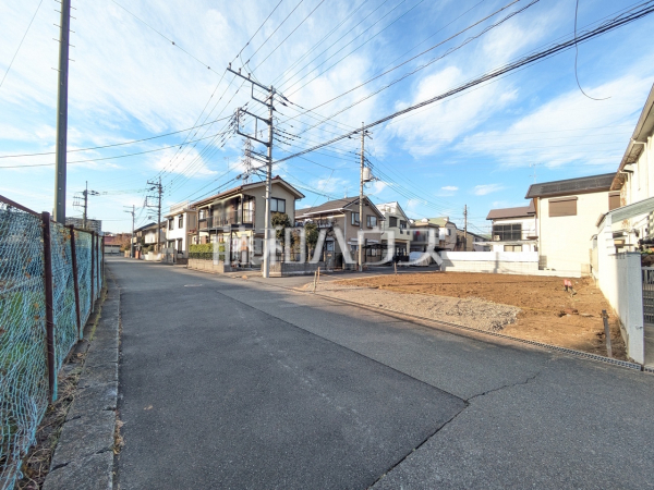 接道状況および現場風景　【八王子市椚田町】