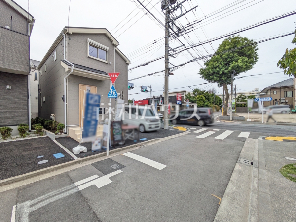接道状況および現場風景　【小平市仲町】