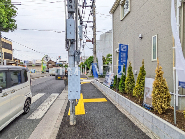 接道状況および現場風景　【小平市仲町】