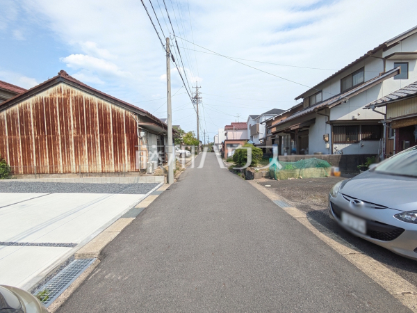 接道状況および現場風景　【春日井市上条町７丁目】