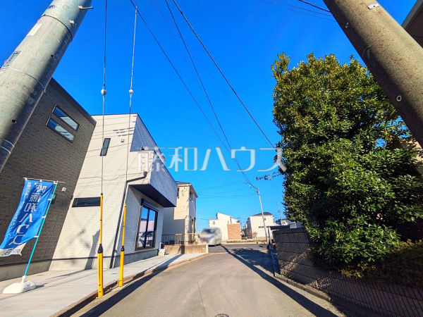 接道状況および現場風景　【富士見市大字水子】