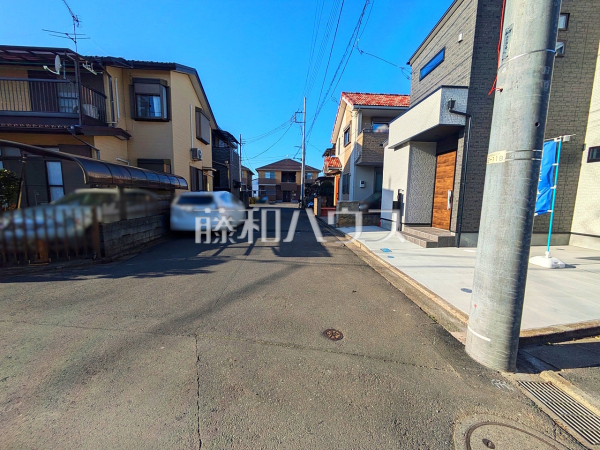 接道状況および現場風景　【富士見市大字水子】