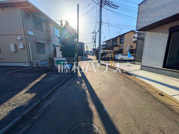 接道状況および現場風景　【富士見市大字水子】