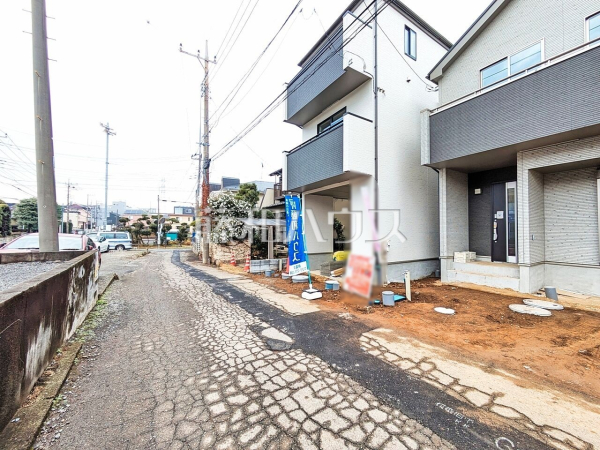 接道状況および現場風景　【富士見市関沢２丁目】