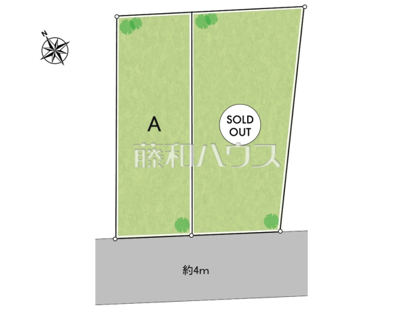 全体区画図　【富士見市関沢２丁目】