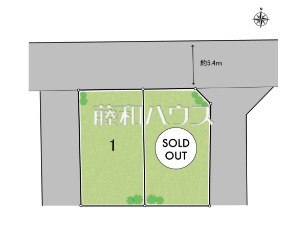 全体区画図　【国立市東３丁目】
