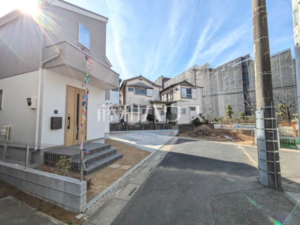 接道状況および現場風景　【富士見市上沢３丁目】