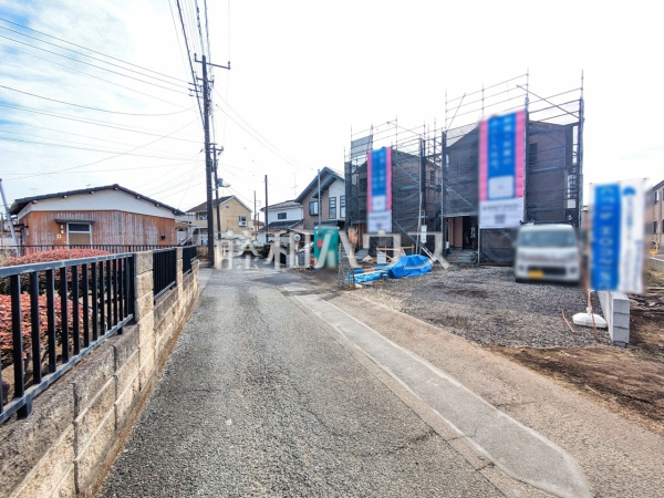 接道状況および現場風景　【八王子市上壱分方町】