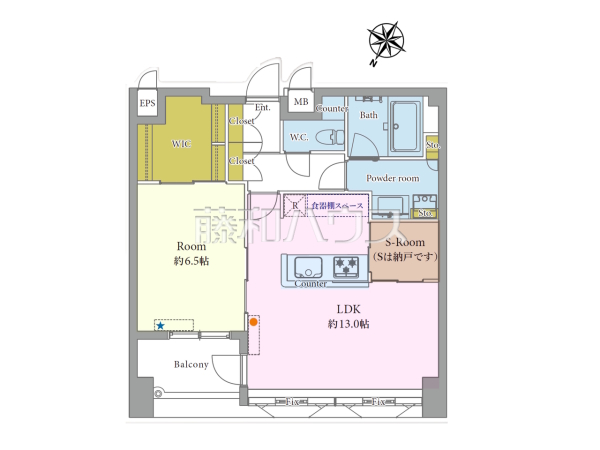 間取図　【エンクレストベイサイド通り】