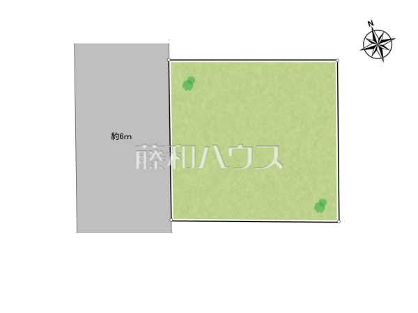 全体区画図　【小平市上水新町２丁目】