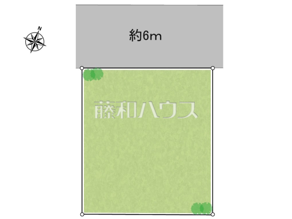 全体区画図　【八王子市狭間町】