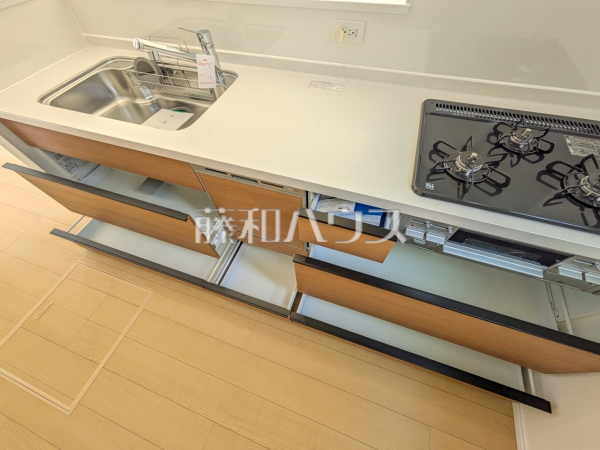 キッチンスライド収納　【東大和市高木２丁目】