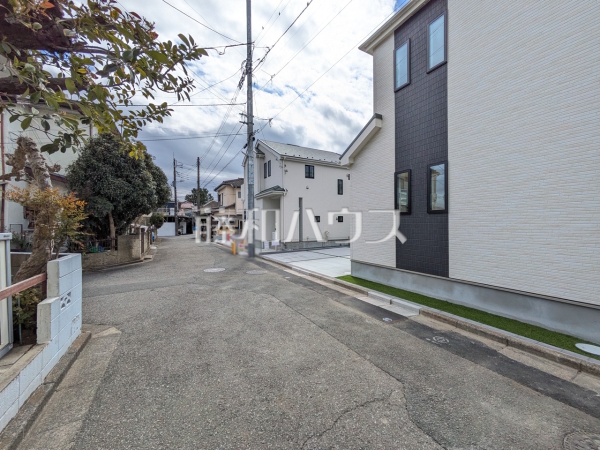接道状況および現場風景　【東大和市高木２丁目】