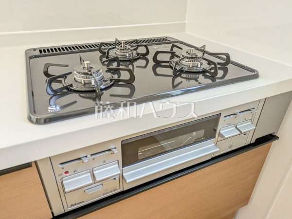 3口ガスコンロ　【東大和市高木２丁目】