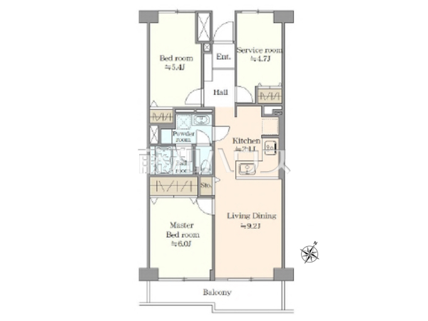 間取図　【清瀬グリーンマンション】