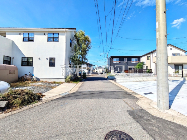 接道状況および現場風景　【小牧市小木２丁目】
