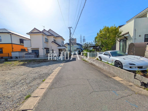 接道状況および現場風景　【小牧市小木２丁目】