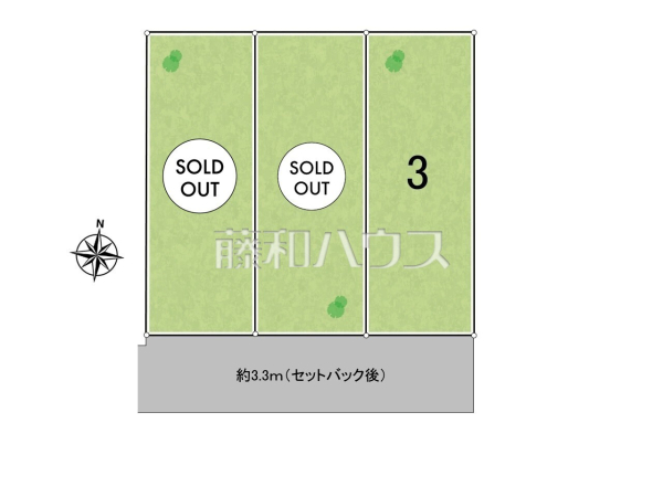 全体区画図　【杉並区今川３丁目】