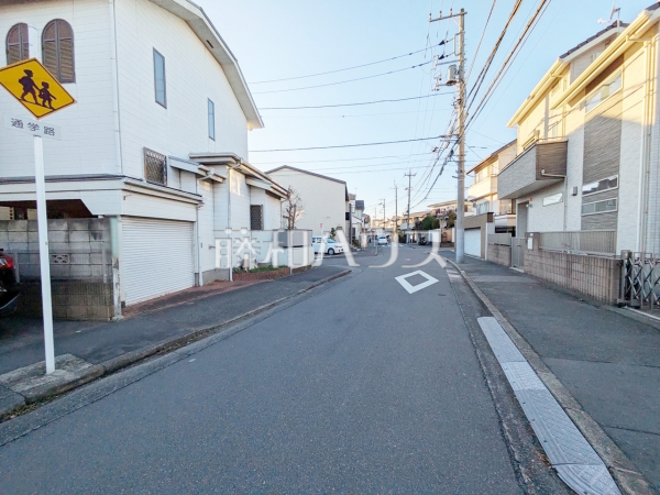 接道状況および現場風景　【中野区上鷺宮５丁目】