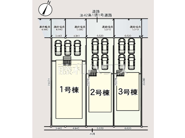 全体区画図　【西春日井郡豊山町大字豊場字伊勢山】