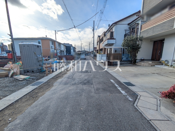 接道状況および現場風景　【西春日井郡豊山町大字豊場字伊勢山】