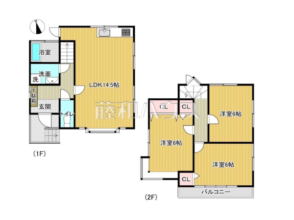 間取図　【八王子市鑓水２丁目】