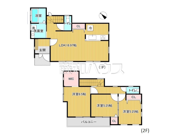 間取図　【八王子市片倉町】
