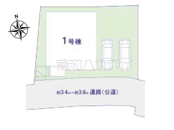 全体区画図　【福岡市南区皿山１丁目】