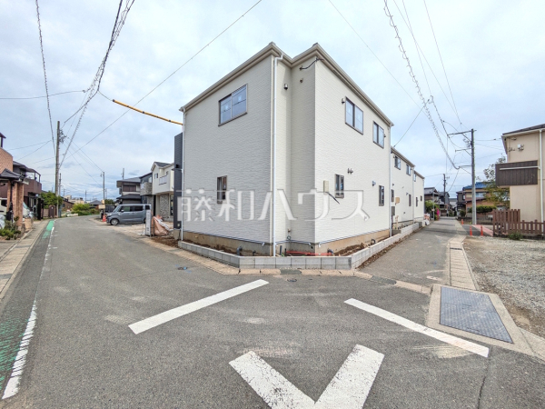 接道状況および現場風景　【小牧市大字東田中】
