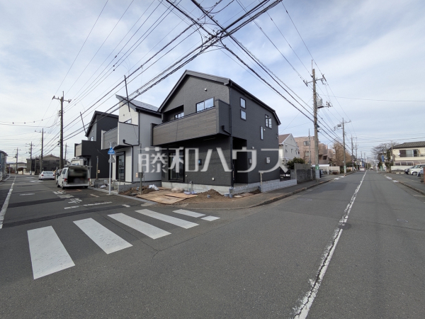 接道状況および現場風景　【日野市多摩平７丁目】