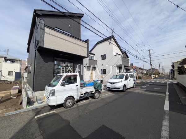 接道状況および現場風景　【日野市多摩平７丁目】