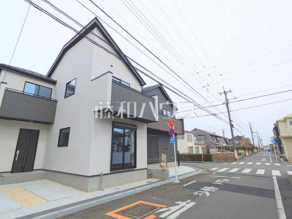 接道状況および現場風景　【日野市多摩平７丁目】