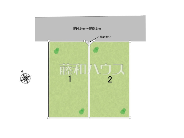 全体区画図　【福岡市南区屋形原１丁目】