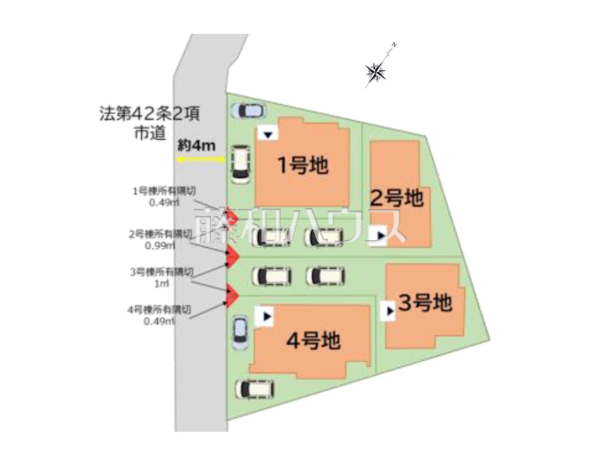 全体区画図　【福岡市西区小戸１丁目】