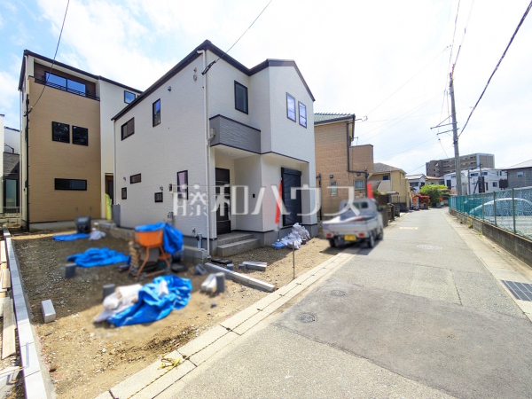 接道状況および現場風景　【福岡市西区小戸１丁目】