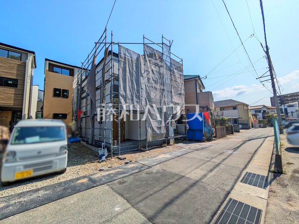 接道状況および現場風景　【福岡市西区小戸１丁目】