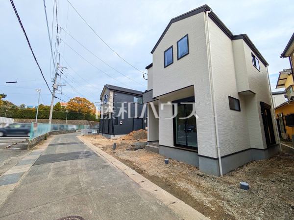 接道状況および現場風景　【福岡市西区小戸１丁目】