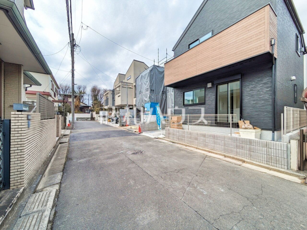 接道状況および現場風景　【小金井市貫井北町３丁目】