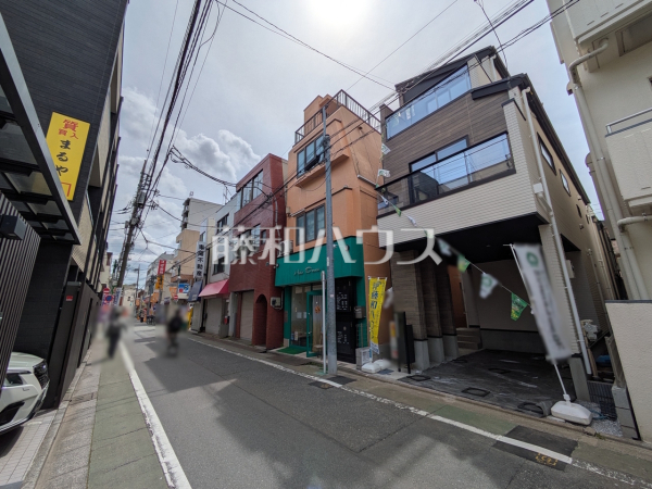 接道状況および現場風景　【練馬区栄町】