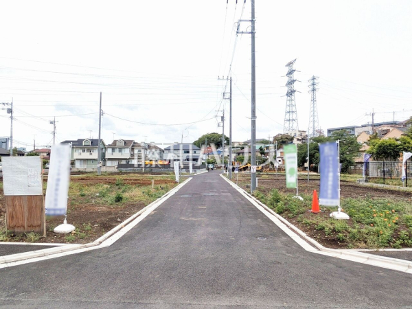 接道状況および現場風景　【国立市谷保７丁目】