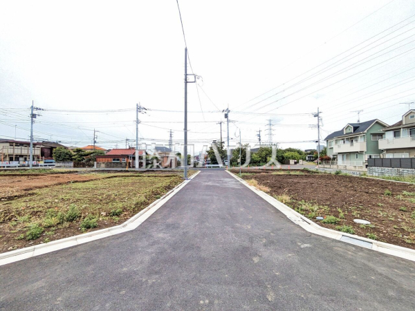 接道状況および現場風景　【国立市谷保７丁目】