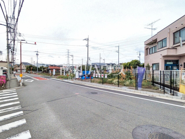 接道状況および現場風景　【国立市谷保７丁目】