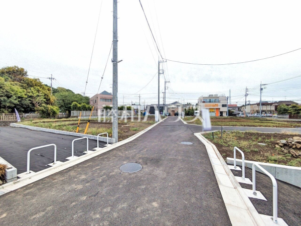 接道状況および現場風景　【国立市谷保７丁目】